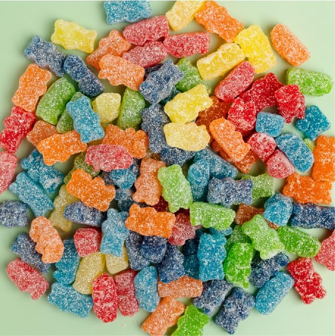 SoSweetie VEGAN Fizzy Gummy Bears | Gummy Sweets in a resealable pouch