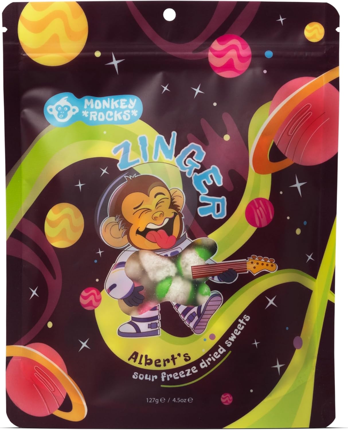 Monkey Rocks Vegan and Halal Freeze Dried Sweets - Bold and Tangy Freeze Dried Sour Treats